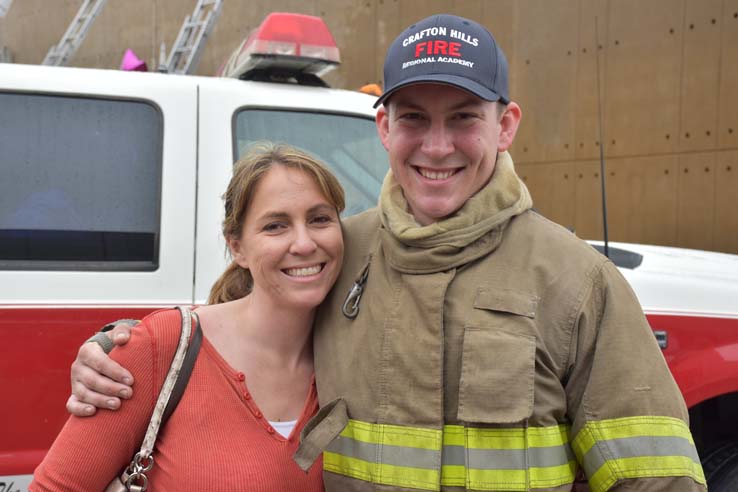 Cadets at the 101st Fire Academy Graduation