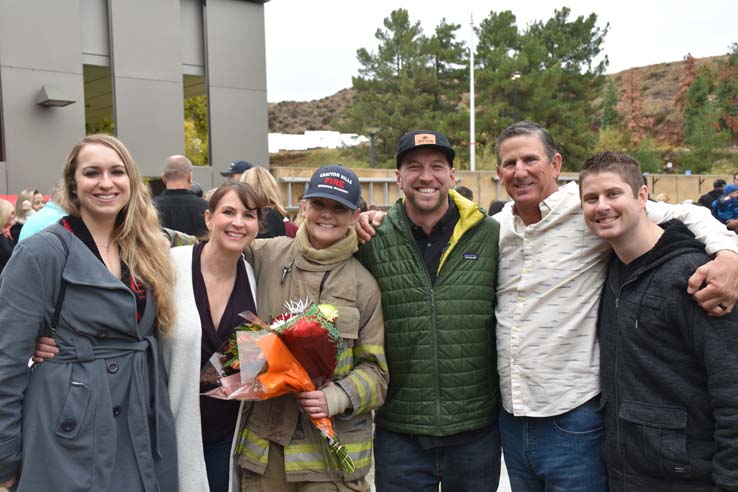 Cadets at the 101st Fire Academy Graduation