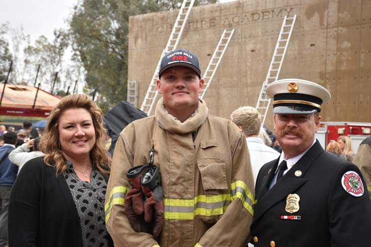 Cadets at the 101st Fire Academy Graduation