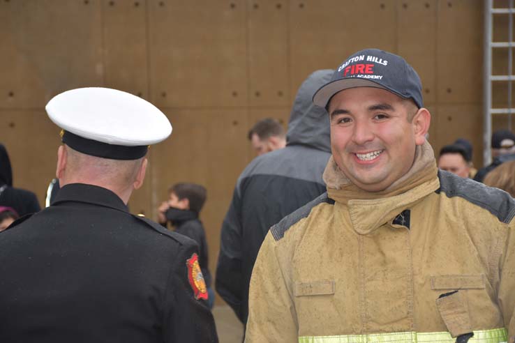 Cadets at the 101st Fire Academy Graduation