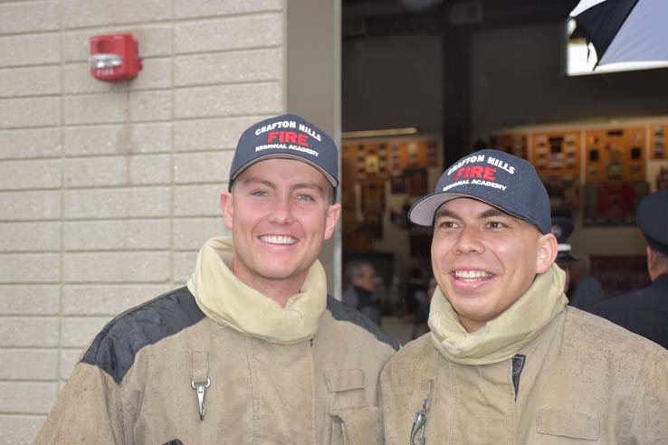 Cadets at the 101st Fire Academy Graduation