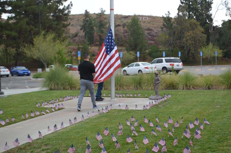 Flag remembrance ceremony