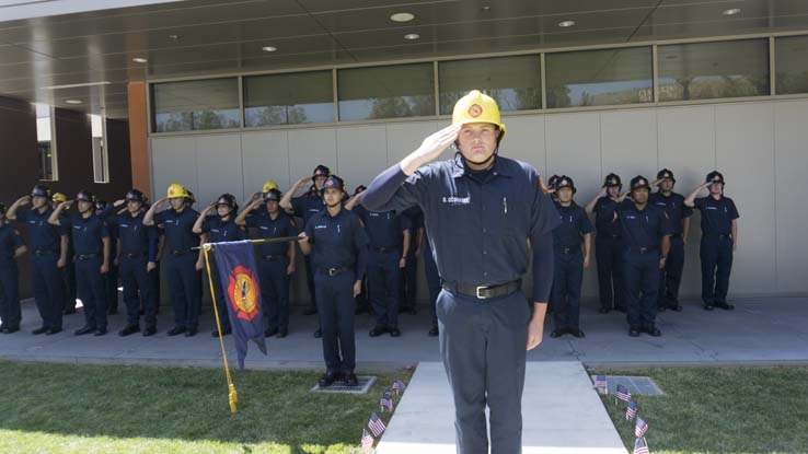 Flag remembrance ceremony