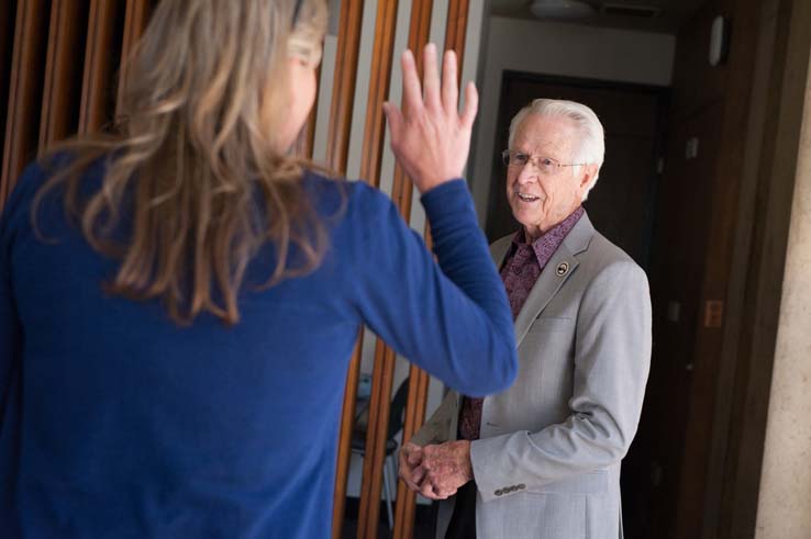 People enjoying the Friends of CHC Luncheon