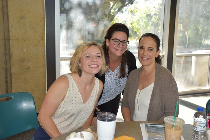 People enjoying In-Service Day