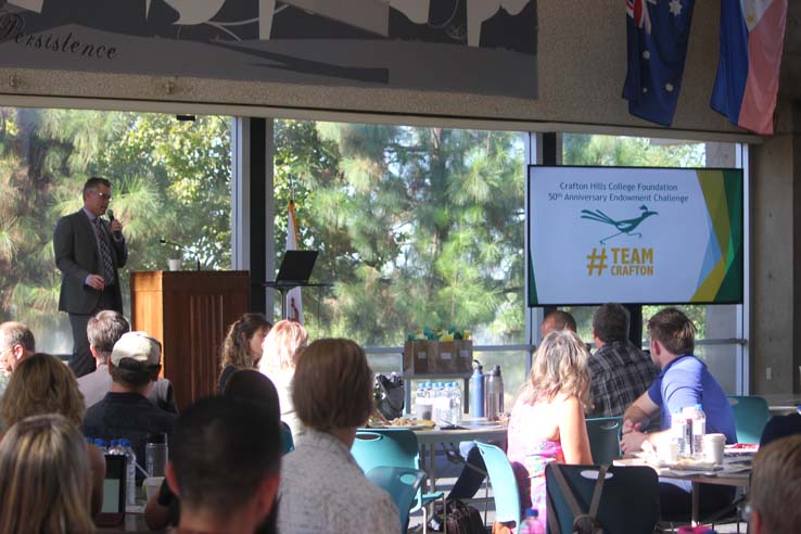 People enjoying In-Service Day