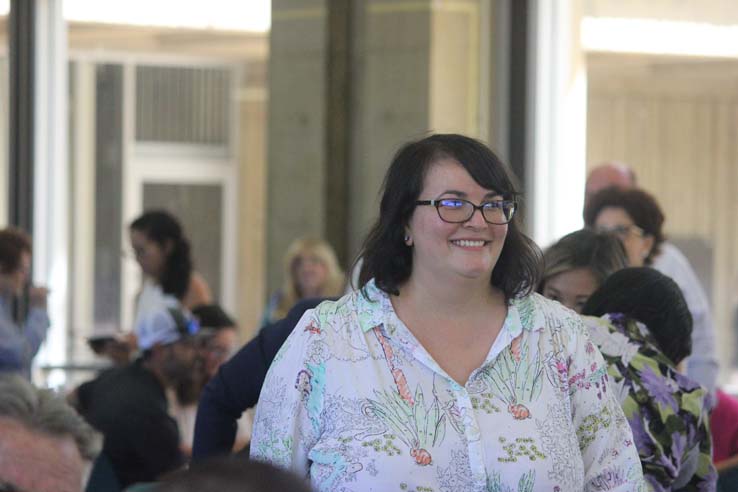 People enjoying In-Service Day