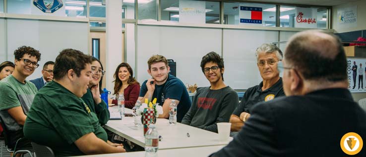 Assemblymember Medina visits