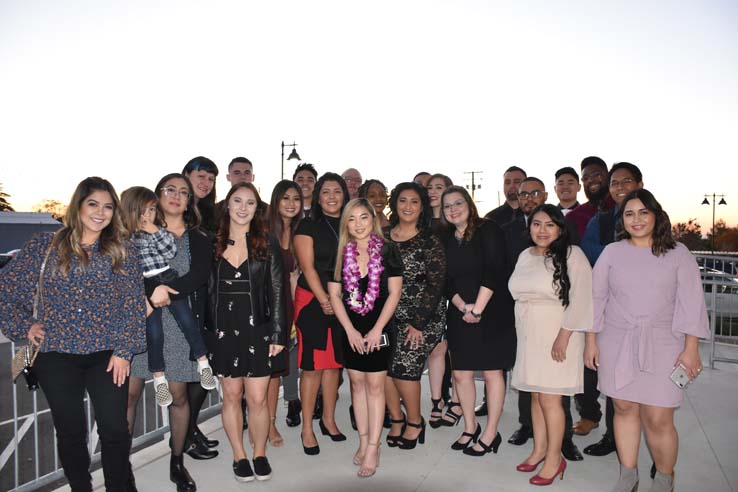 People celebrating the Respiratory Care Graduation.