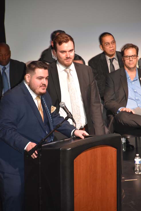 People celebrating the Respiratory Care Graduation.