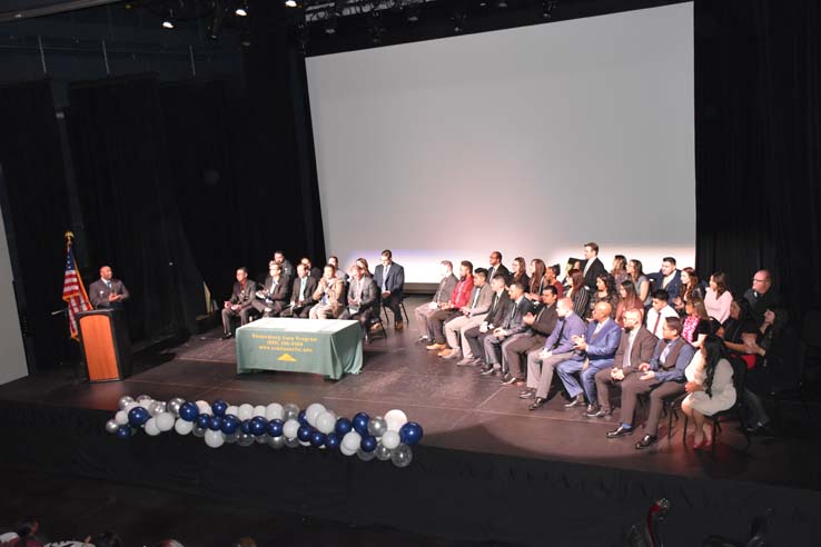 People celebrating the Respiratory Care Graduation.