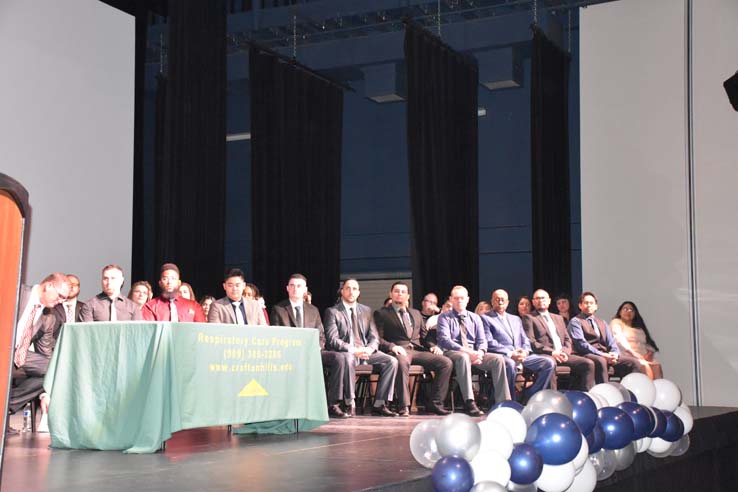 People celebrating the Respiratory Care Graduation.