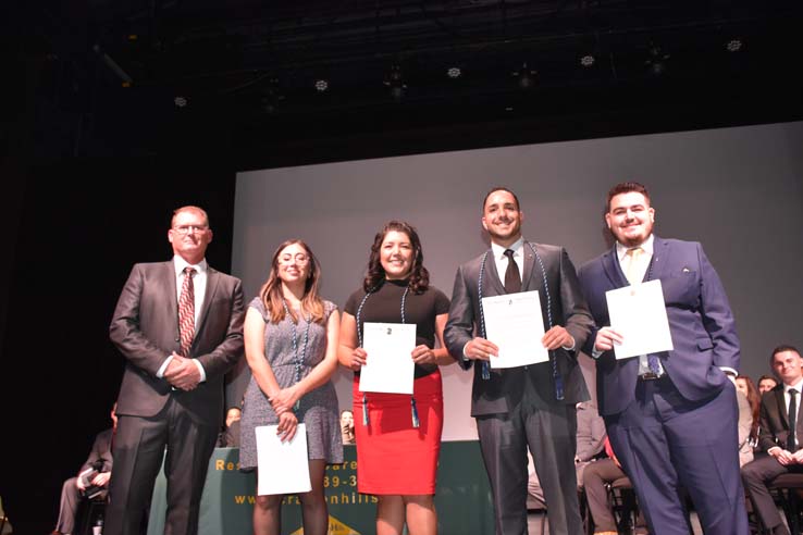 People celebrating the Respiratory Care Graduation.