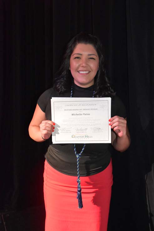 People celebrating the Respiratory Care Graduation.