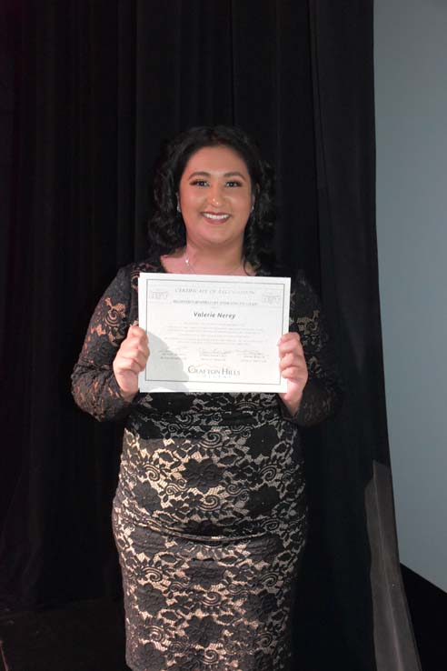 People celebrating the Respiratory Care Graduation.