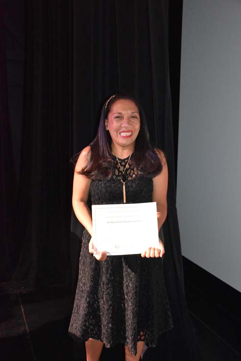 People celebrating the Respiratory Care Graduation.