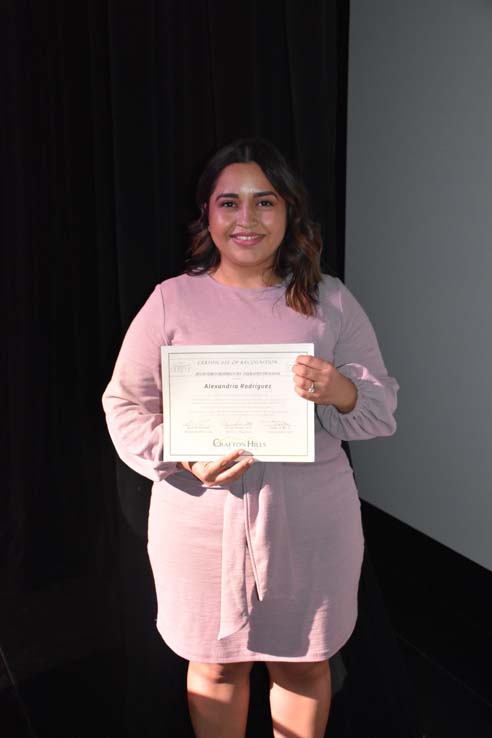 People celebrating the Respiratory Care Graduation.