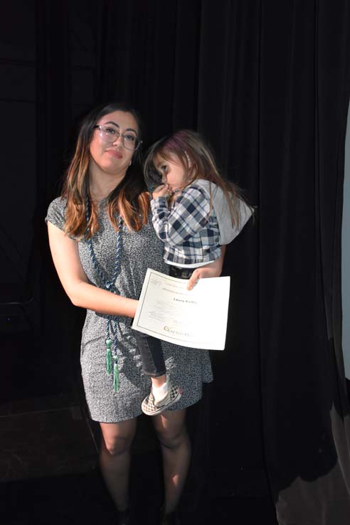 People celebrating the Respiratory Care Graduation.