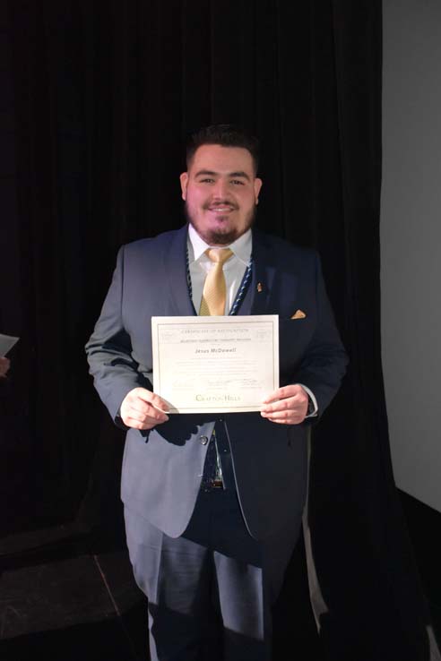 People celebrating the Respiratory Care Graduation.