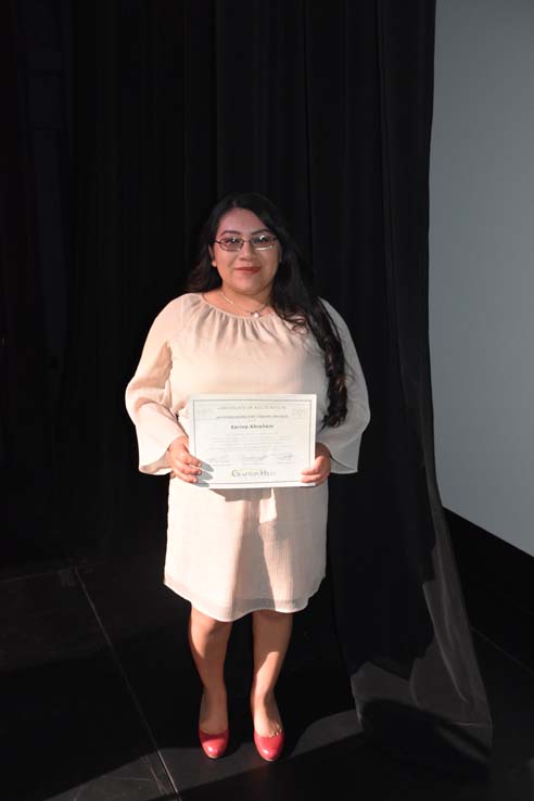 People celebrating the Respiratory Care Graduation.