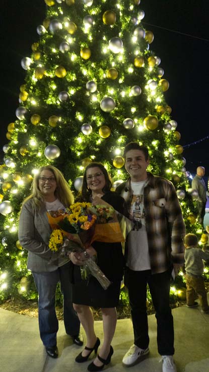 People celebrating the Respiratory Care Graduation.