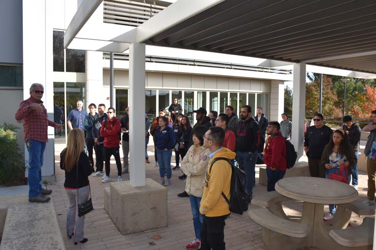 Students during CHC visit