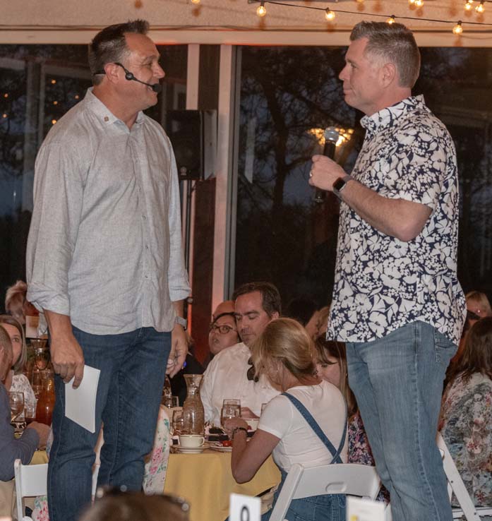 People enjoying the gala