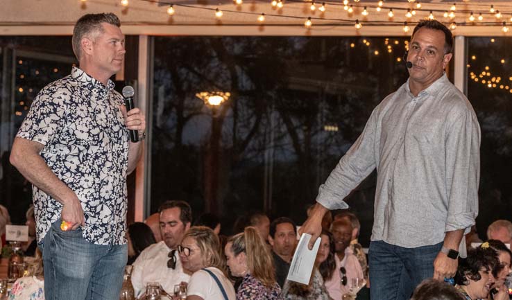 People enjoying the gala