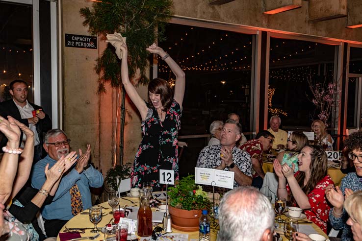 People enjoying the gala