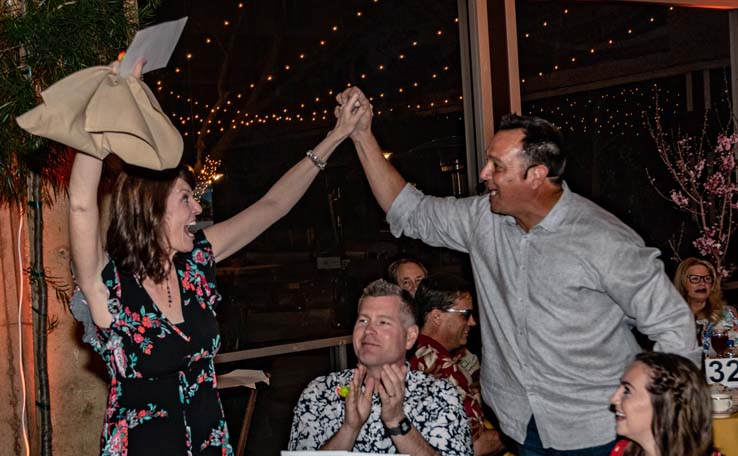 People enjoying the gala