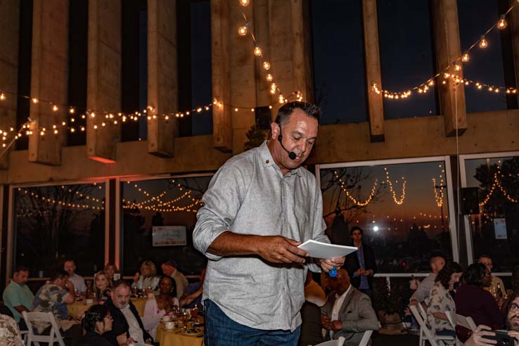 People enjoying the gala