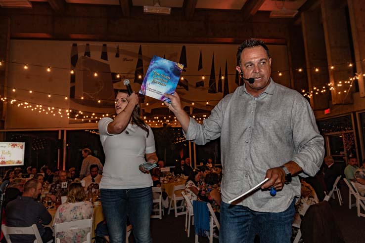 People enjoying the gala