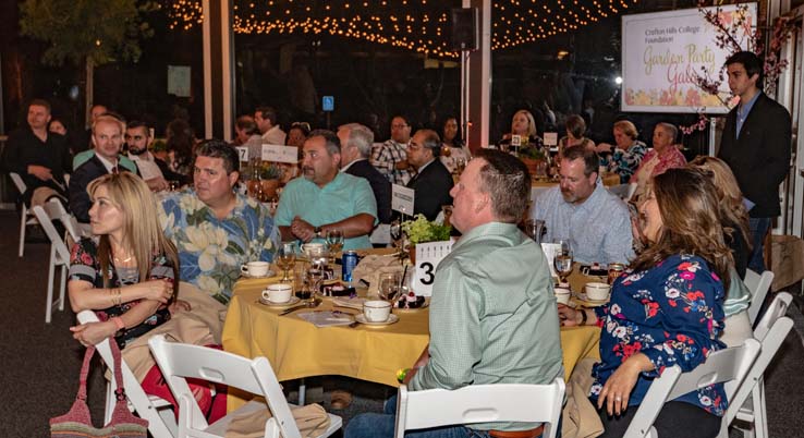 People enjoying the gala