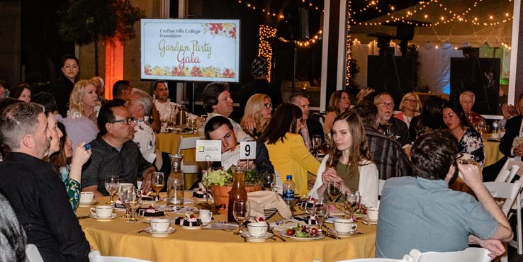 People enjoying the gala