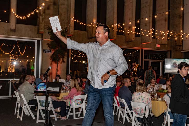 People enjoying the gala