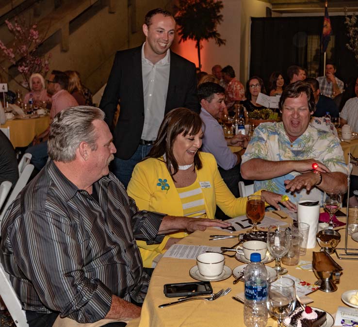 People enjoying the gala