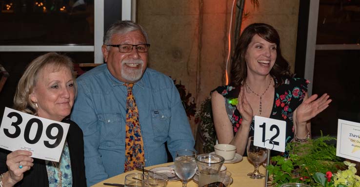 People enjoying the gala