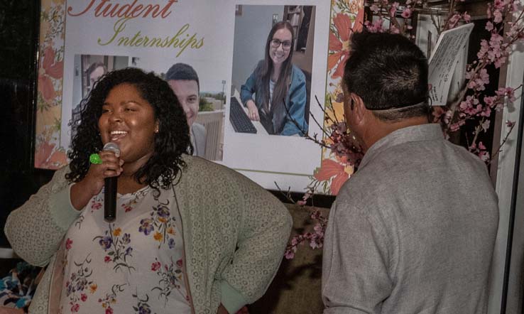 People enjoying the gala