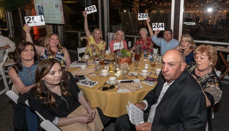 People enjoying the gala