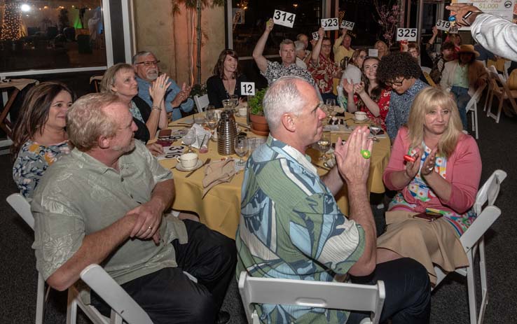 People enjoying the gala
