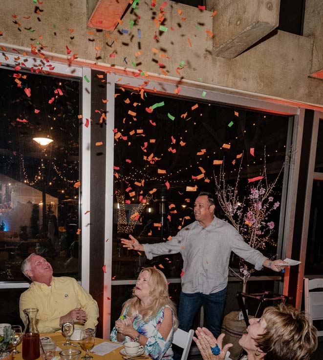 People enjoying the gala