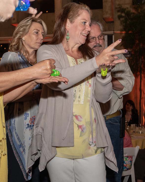 People enjoying the gala