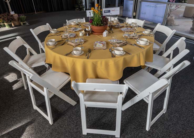 People enjoying the gala