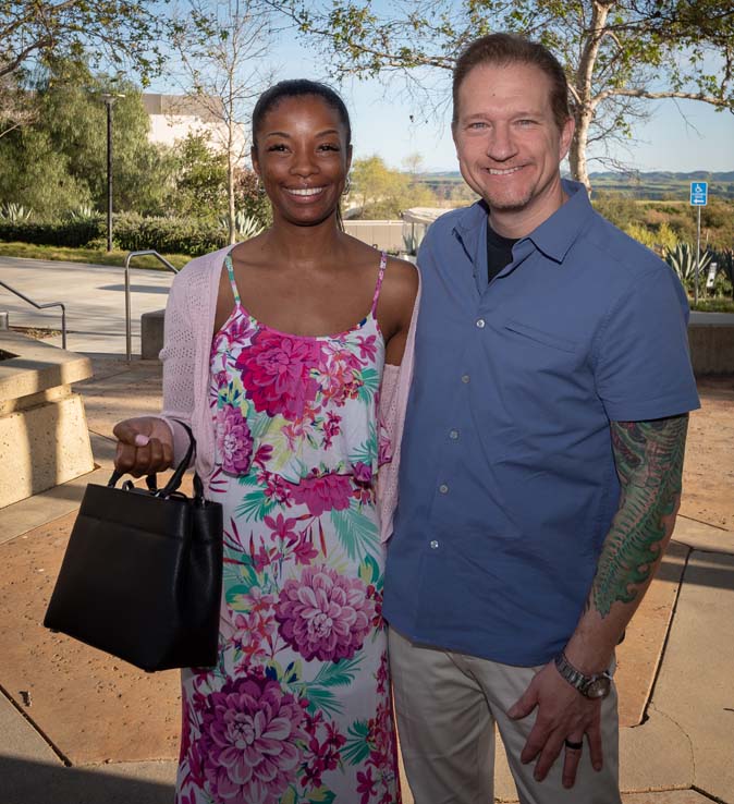 People enjoying the gala