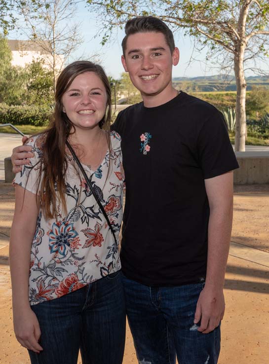 People enjoying the gala