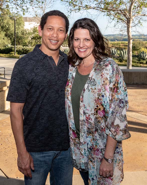 People enjoying the gala