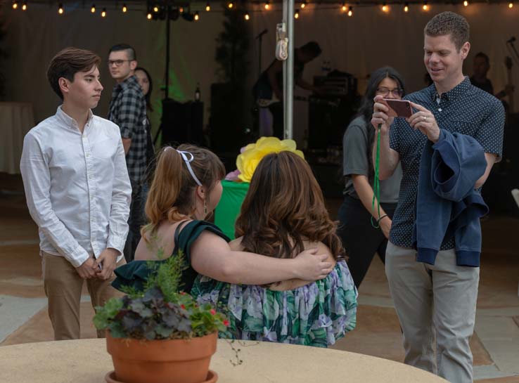 People enjoying the gala