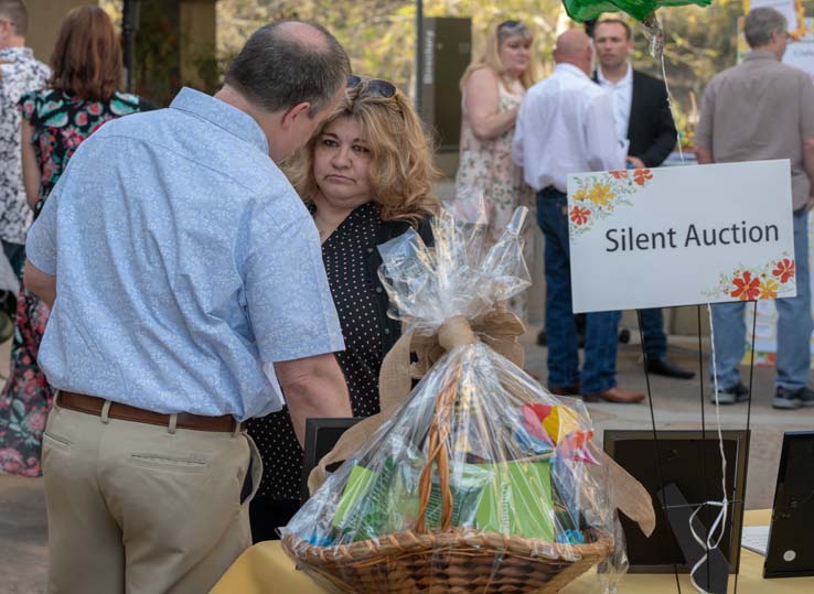 People enjoying the gala