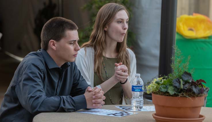People enjoying the gala