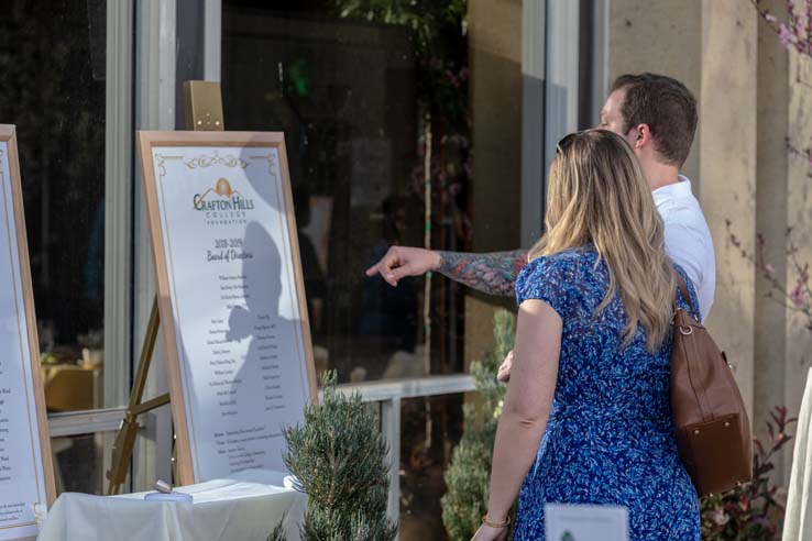 People enjoying the gala